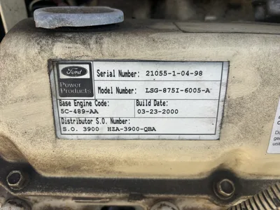 Kohler 100RZ 100 KW Gas Generator CNG Propane Ford gas engine 3 phase