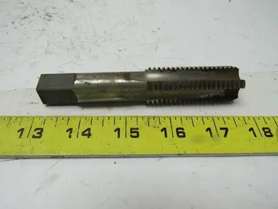 Vermont No.3105 7/8"-9 3pc 4 Flute Tap Set Plug Taper Bottom  HHS GH4