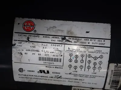 USED US MOTORS UN1V2AFC
