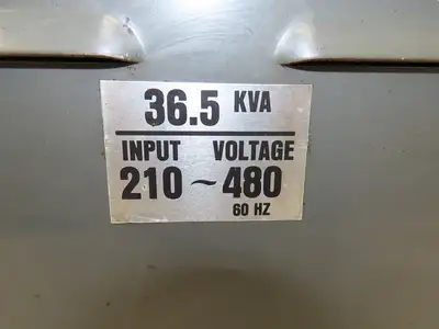 Olson 11690 Stepdown Power Transformer 36.5kva 3Ph HV 210-480 LV 220Y