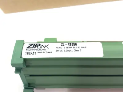 New | in-Stock AutomationDirect ZIPLink Feedthrough Module 50-Pole DIN Rail Mount PLC Processors Michigan US | Maverick Industrial Sales #1398604