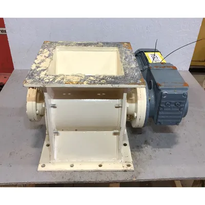 Used 10" Carbon Steel Rotary Valve Feeder