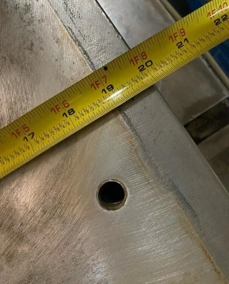 Aluminum Plate 20 x 20 x 3 for CNC Horizontal & Vertical Machining Center Pallet