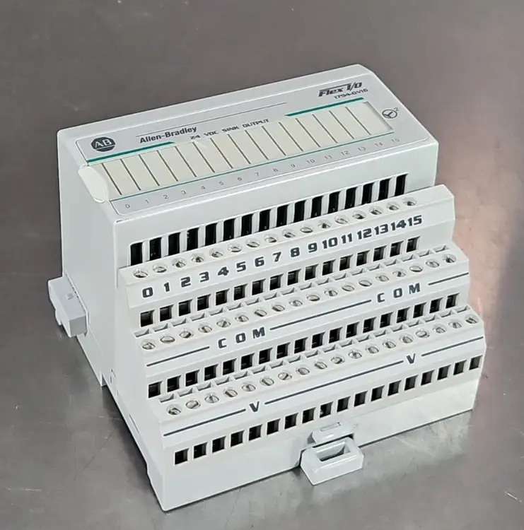 Used Allen-Bradley 24-VDC Sink Output PLC Input & Output | Palmetto Automation #1153606