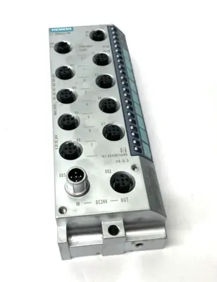 USED SIEMENS SIMATIC DP ET200ECO PN I/O MODULE 8DI, DC24V, 8XM12