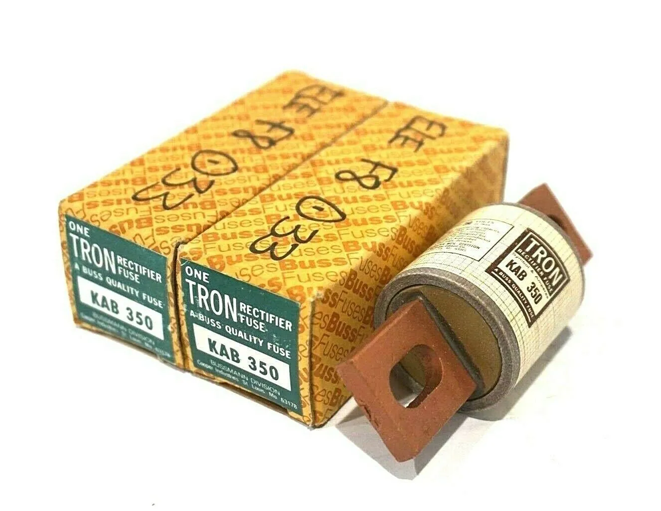 2 NEW BUSSMANN TRON KAB-350 FUSES KAB350