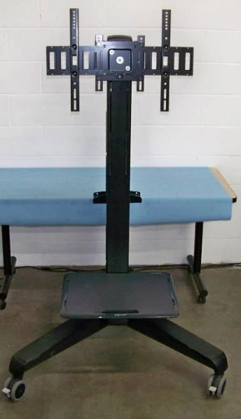 Ergotron Neo-Flex Heavy-Duty Rolling TV Cart / Stand with Height Adjustable Shelf and Rotating TV Mount