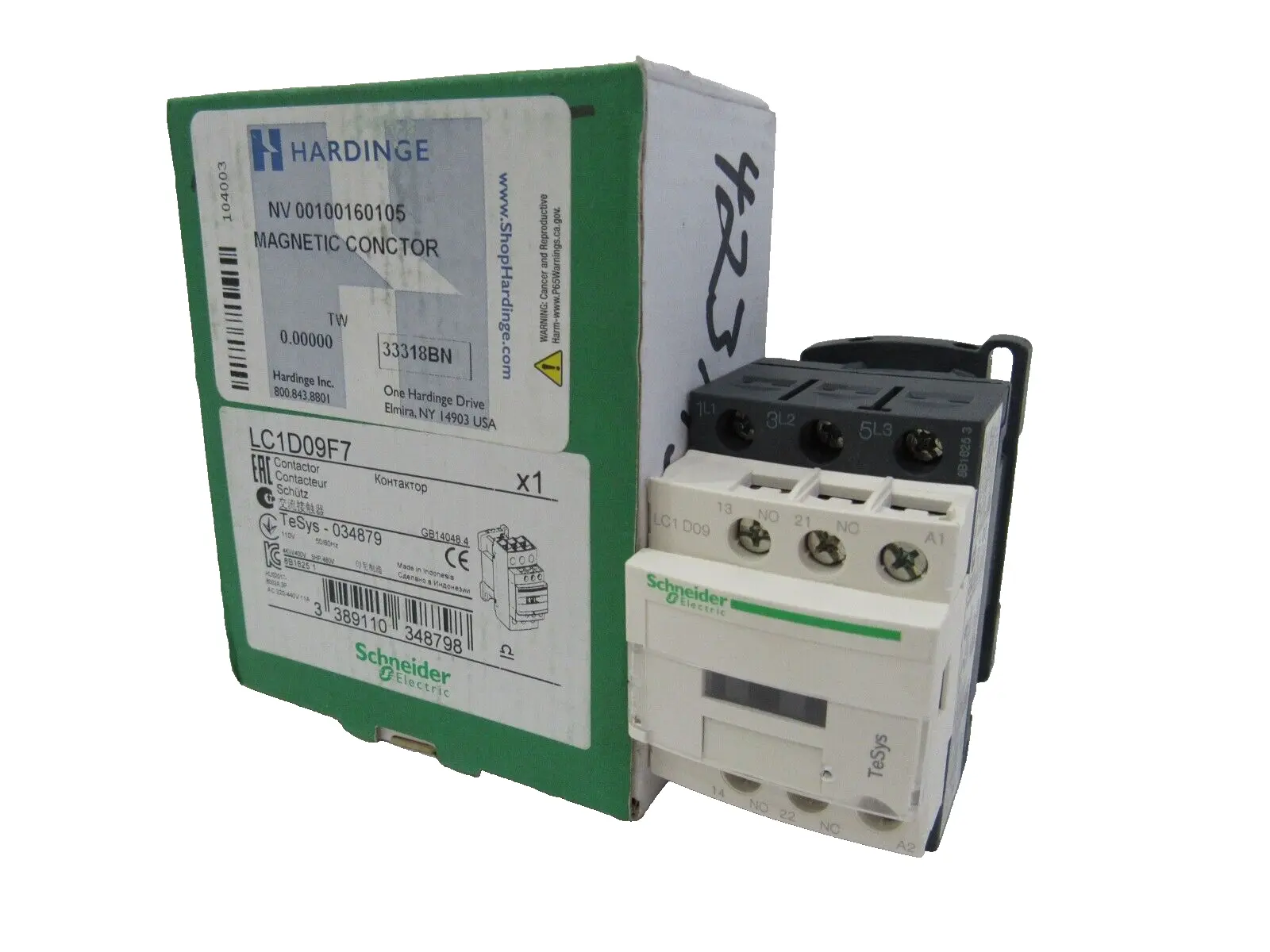 NEW SCHNEIDER ELECTRIC LC1D09F7 CONTACTOR