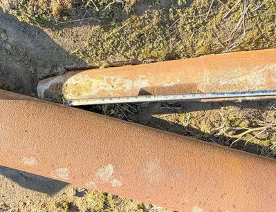 Used AFTERMARKET 5-3/4" DIAMETER X 55" LENGTH CABLE TOOL DRILLING CHISEL BIT Power & Hand Tools (Misc) Pennsylvania US | East West Machinery & Drilling #1417906