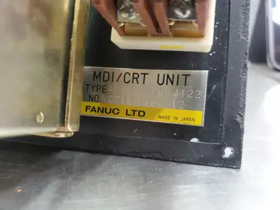 USED FANUC A02B-0075-C122 MDI/CRT HMI Panel