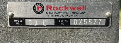 USED ROCKWELL 40-C RADIAL-ARM SAW