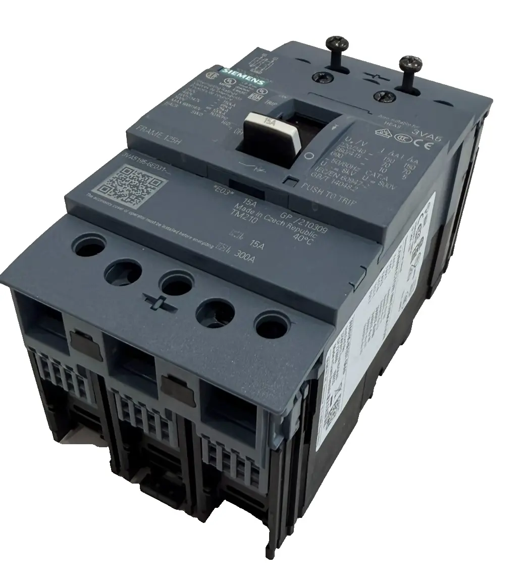 NEW SIEMENS 3VA5195-6ED31-0AA0 CIRCUIT BREAKER 15A 3VA51956ED310AA0