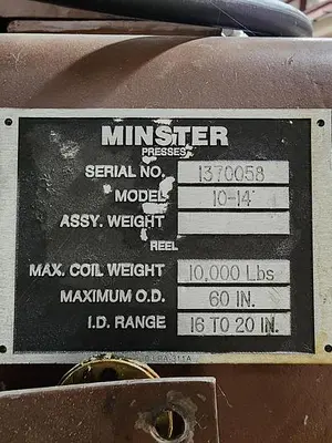 USED MINSTER 10-14