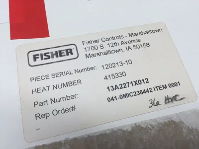 13A2271X012 | Fisher Controls  Valve Spring Spacer 6-3/4" OD - New Other