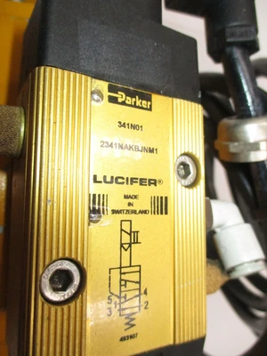 USED EL-0-MATIC ES 65/A/N-4 ACTUATOR and Parker 2341NAKBJM1 + BACH