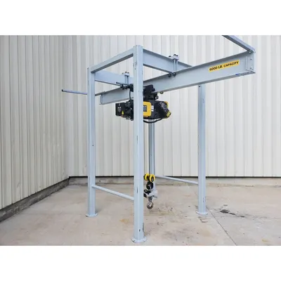 Used 2.5 Ton Dynamic Air BulkBuster Bulk Bag Unloader w/ Dense Phase Transporter