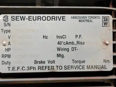 USED SEW-EURODRIVE R40DT80K4