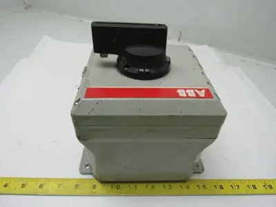 ABB Control Inc NF25P-3P02A10 Enclosed Disconnect Switch 600V 16A 3 Pole