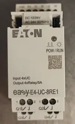 Eaton EASY -E4- UC- 8RE1 PLC Control Module (BIN 3.5.1)