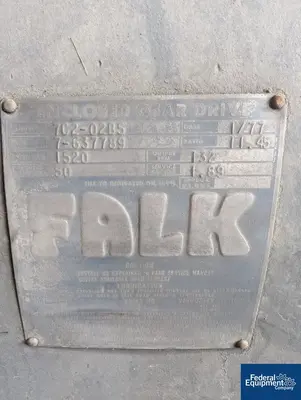 USED Littleford 12.9 Cu Ft Littleford Mixer, Model FKM 600D