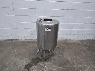 SS 20 Gallon Tank with Heat Exchange Pipe
