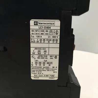 USED TELEMECANIQUE LC1D804