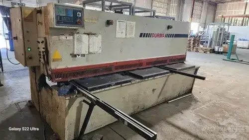 Used 2002 DURMA DHGM-3006 Power Squaring Shears (Inch) Arizona US | KD Machinery #129195