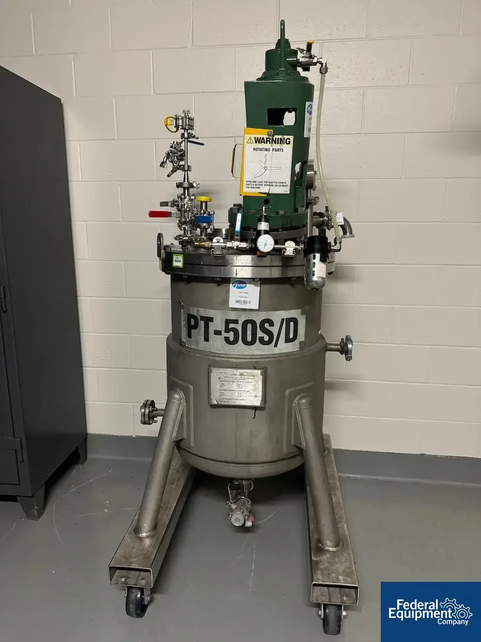 Steel-Pro 50 Gal Steel Pro Reactor, 316L S/S, 50/60#