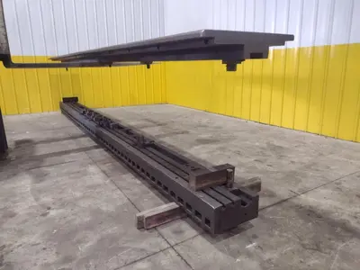 18' LONG T-SLOTTED RAIL DIE PLATE: STOCK #24011