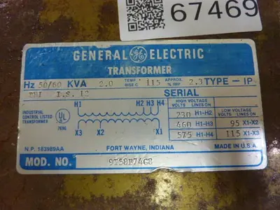 USED GENERAL ELECTRIC 9T58B74G8