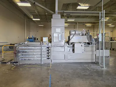 USED ALLEGHENY SHREDDING SYSTEM WITH BALER SHREDDING SYSTEM