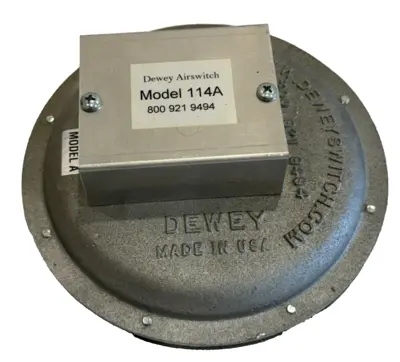 NEW DEWEY 114A SAFETY AIRFLOW VACUUM