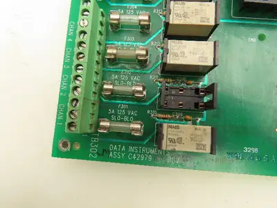 Wintriss Data Instruments C42979 Cam Box Circuit Board Fused Relay Board