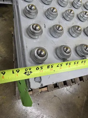 Used HYTROL ROLLER BALL TRANSFER  CONVEYOR Roller Conveyors Wisconsin US | Packer City Sales #1298039