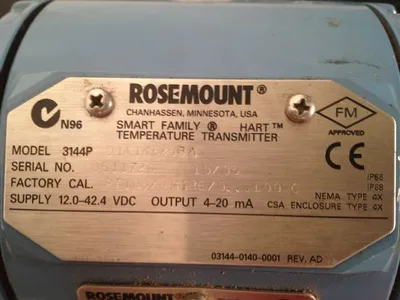 USED Rosemount 3144P
