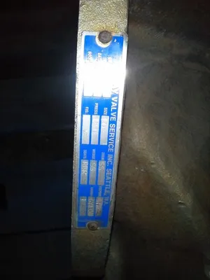 10"-150, 3 way Dezurik Plug Valve, Rebuilt Condition