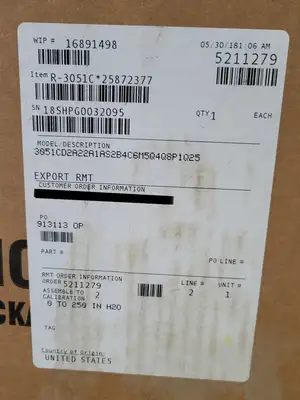 NEW ROSEMOUNT 3051CD2A22A1AS2B4C6M5Q4Q8P1Q25