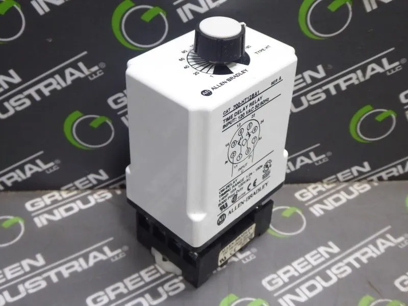 Allen Bradley 700-HT12BA1 Time Delay Relay Ser.A 120VAC 50/60Hz 1s-180s Used