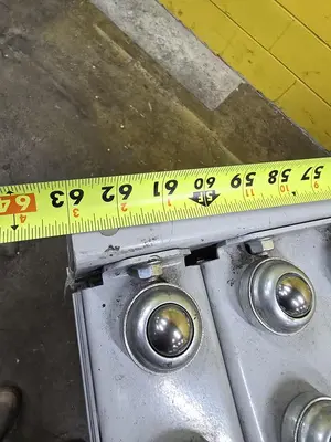 Used HYTROL ROLLER BALL TRANSFER  CONVEYOR Roller Conveyors Wisconsin US | Packer City Sales #1298049