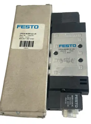 NEW FESTO CPE14-M1BH-5J-1/8 SOLENOID VALVE 193969 CPE14M1BH5J18