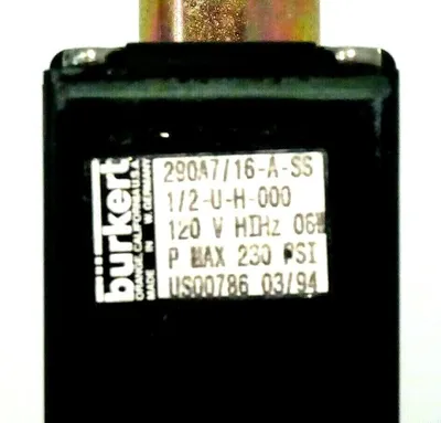 NEW BURKERT 290A7 /16-A-SS SOLENOID VALVE 290A716ASS