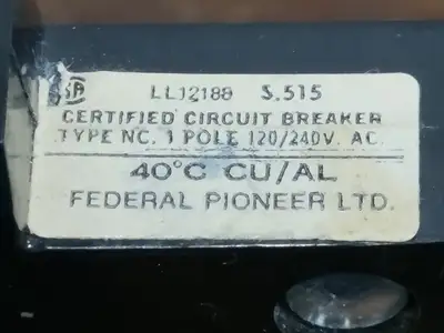USED FEDERAL PACIFIC NC115