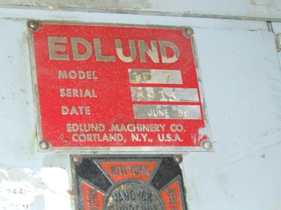 USED EDLUND 1F7