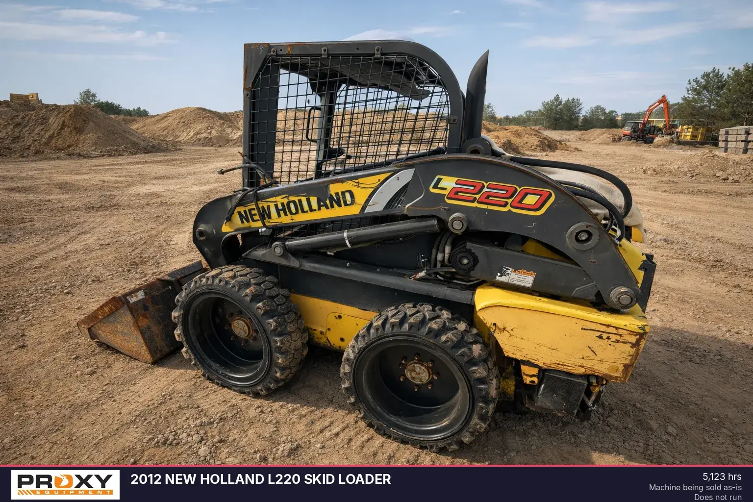 Used 2012 NEW HOLLAND L220 SKID LOADER Skid Steer Loaders Pennsylvania US | Proxy Equipment #1382740
