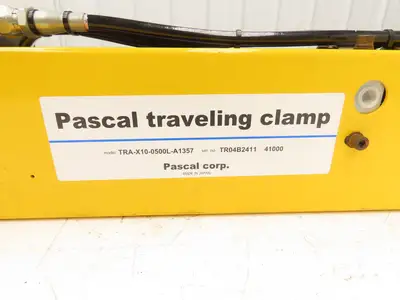 Pascal TRA-X10-0500L-A1357 Traveling Die Clamp TR Series LH 100kN 1357mm Stroke