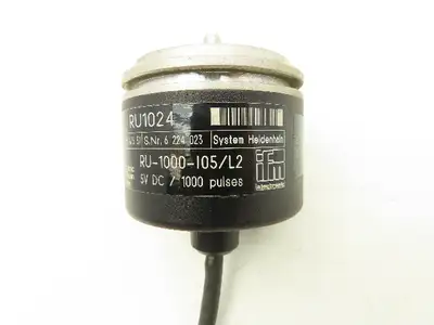 IFM RU-1000-I05/L2 Incremental Encoder 6mm Solid Shaft 5V 1000 Pulses