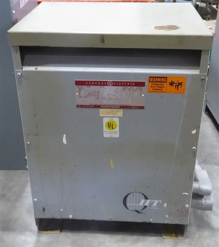 45 kVA Dry Type Transformer 480 Delta 208Y/120 General Electric 9T23B3873 Red Label TESTED