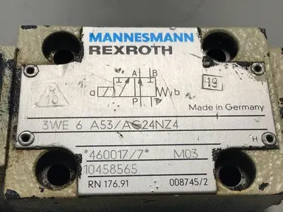 Used MANNESMANN REXROTH 3WE6A53 AG24NZ4 Valves/Fittings Michigan US | Ideal Machinery #1174216