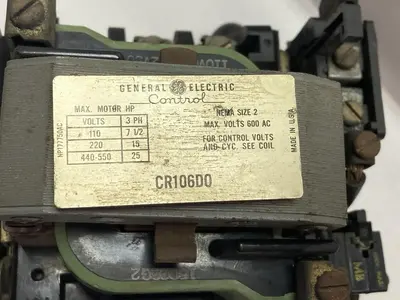Used GE CR106D0 Industrial Controls Ohio US | Surplus Asset Holdings #1466676