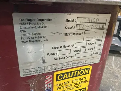 Used FLAGLER 17H100 Roll Formers Ohio US | HGR 24 #1542124